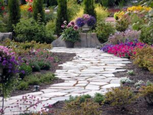 How to Create a Beautiful Natural Stone Walkway lehnhoff's supply